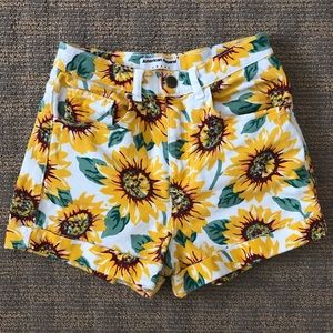 American Apparel Sunflower Shorts